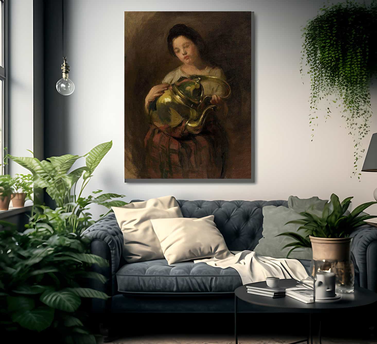 The Brass Kettle By Alice Pike Barney Fine Art Print