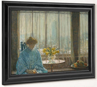 The Breakfast Room Winter Morning By Childe Hassam Fine Art Print
