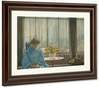 The Breakfast Room Winter Morning By Childe Hassam Fine Art Print