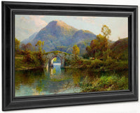 The Brickeen Bridge Killarney By Alfred De Breanski Fine Art Print
