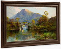 The Brickeen Bridge Killarney By Alfred De Breanski Fine Art Print
