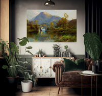 The Brickeen Bridge Killarney By Alfred De Breanski Fine Art Print