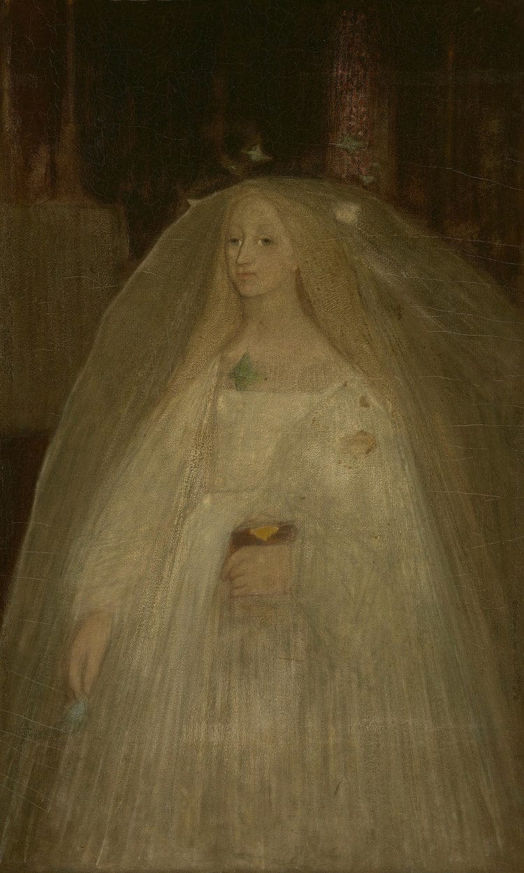 The Bride 1869 By Matthijs Maris Fine Art Print