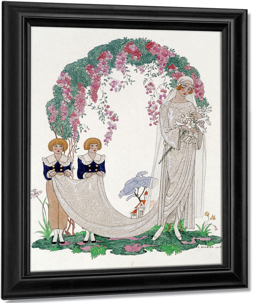 The Bride By Georges Barbier Fine Art Print