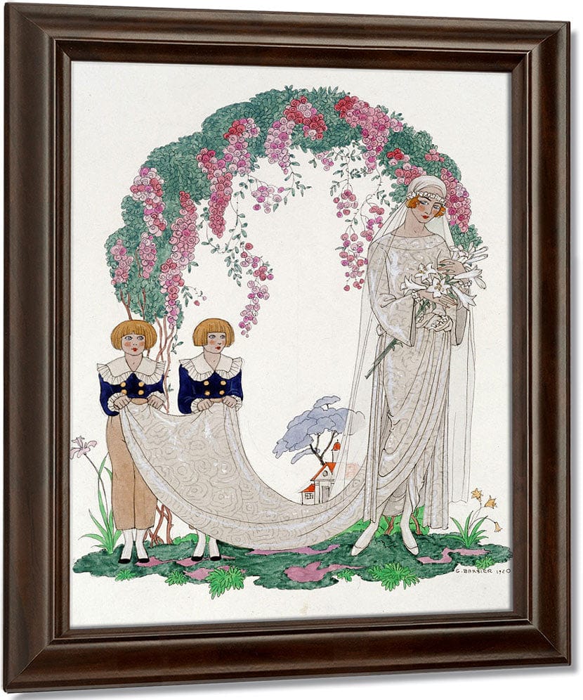 The Bride By Georges Barbier Fine Art Print
