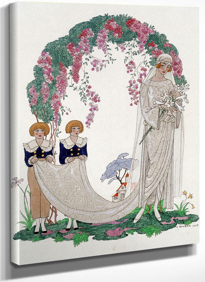 The Bride By Georges Barbier Fine Art Print