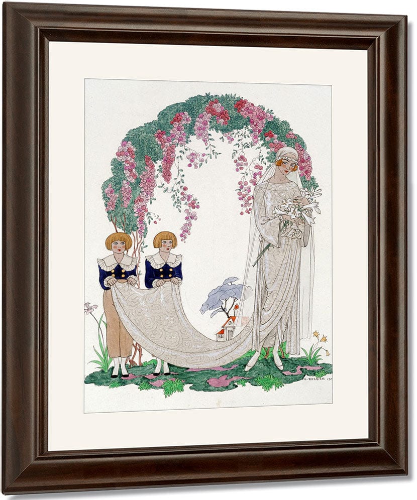 The Bride By Georges Barbier Fine Art Print