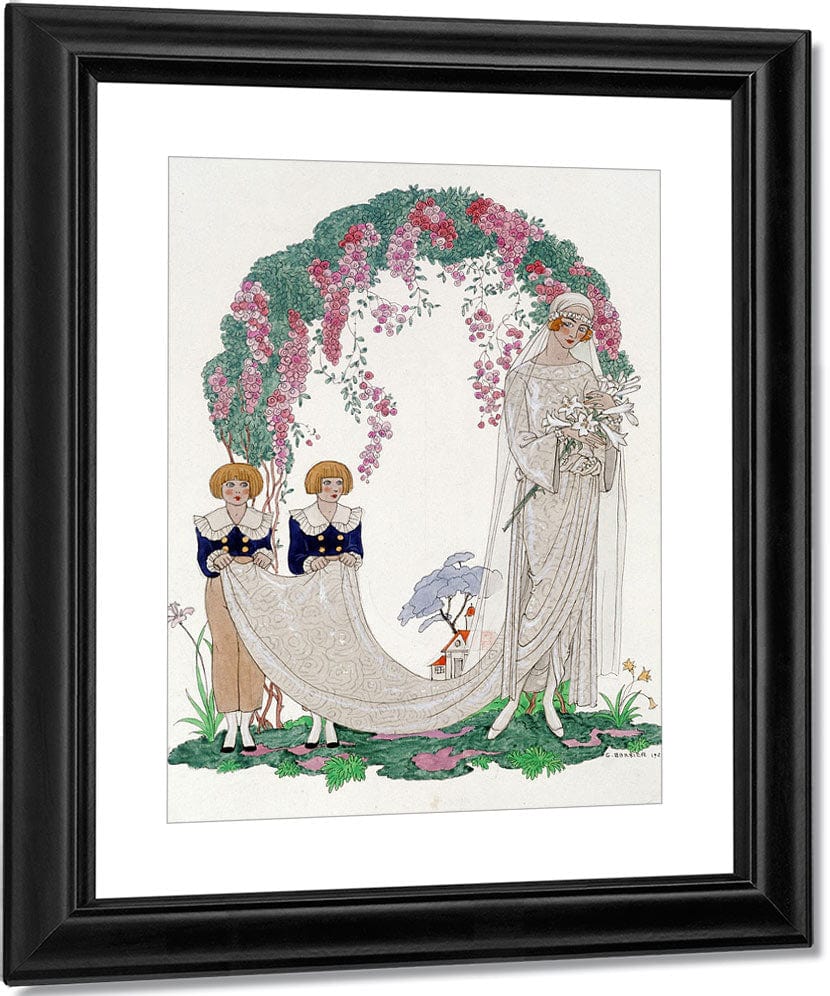 The Bride By Georges Barbier Fine Art Print