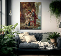 The Bride Of Abydos By Ferdinand Victor Eugene Delacroix Fine Art Print