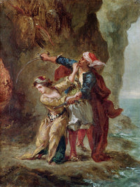 The Bride Of Abydos By Ferdinand Victor Eugene Delacroix Fine Art Print