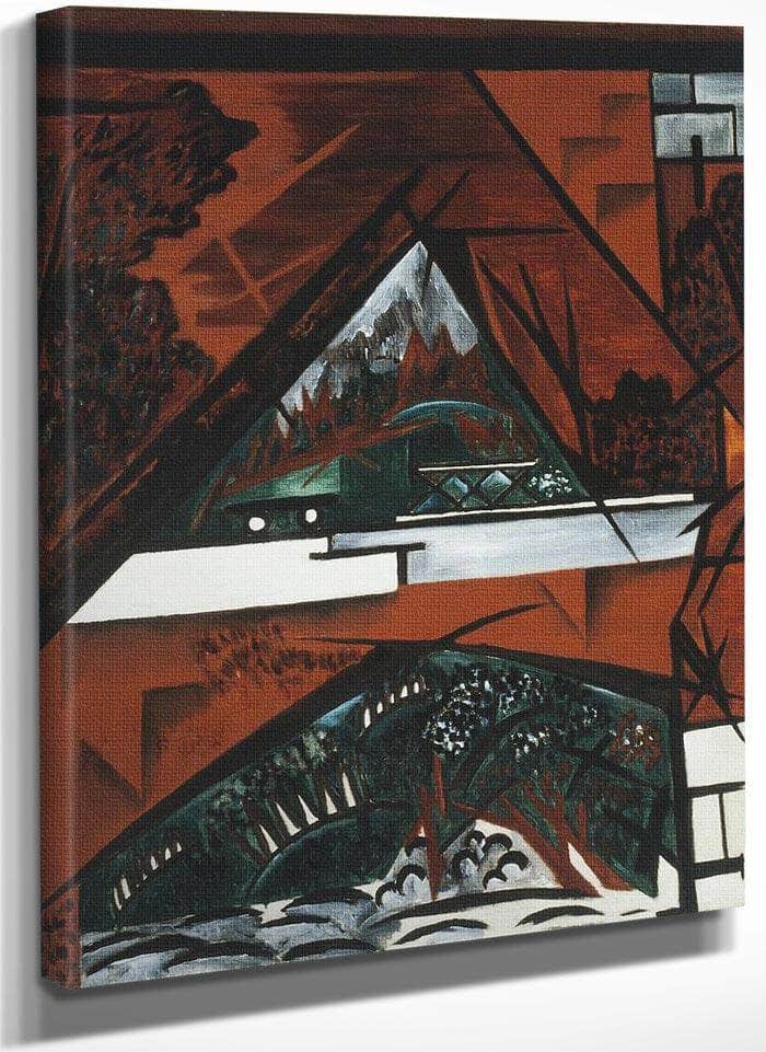 The Bridge 1916 By Natalia Goncharova Fine Art Print