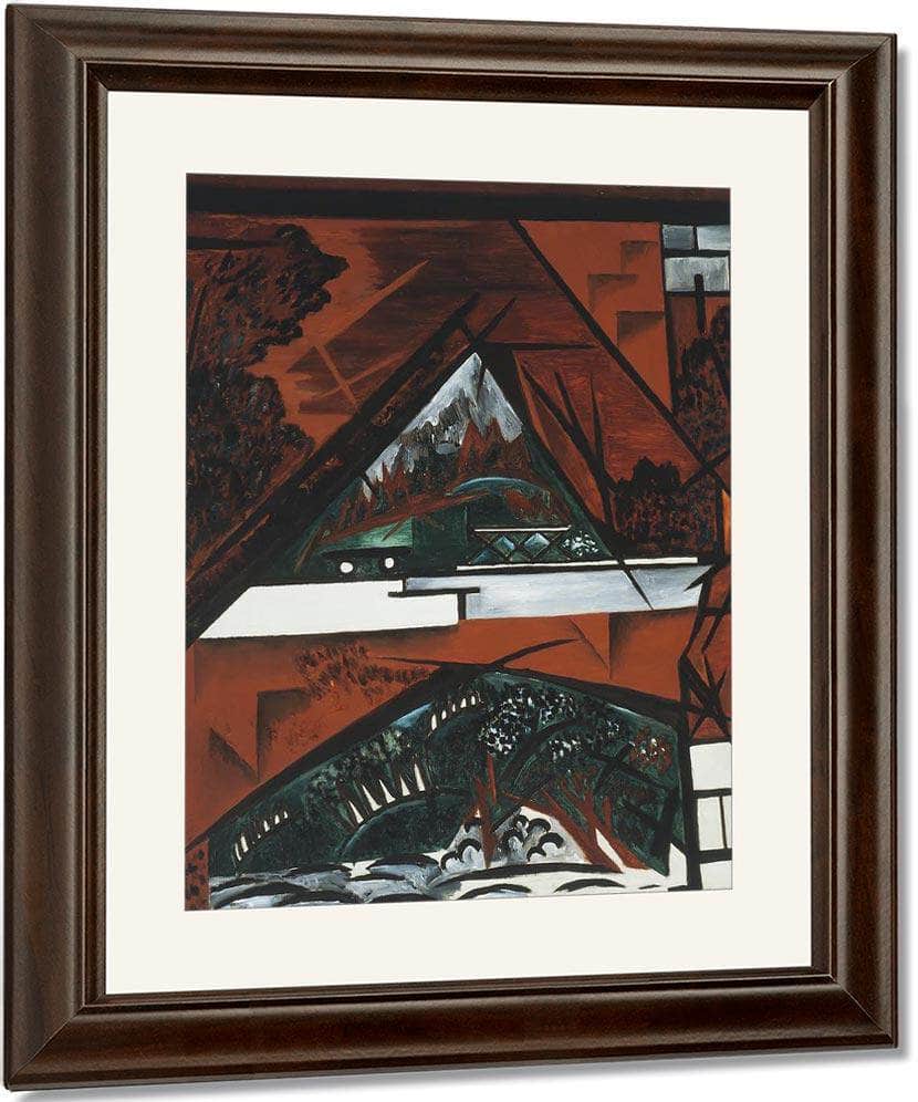 The Bridge 1916 By Natalia Goncharova Fine Art Print