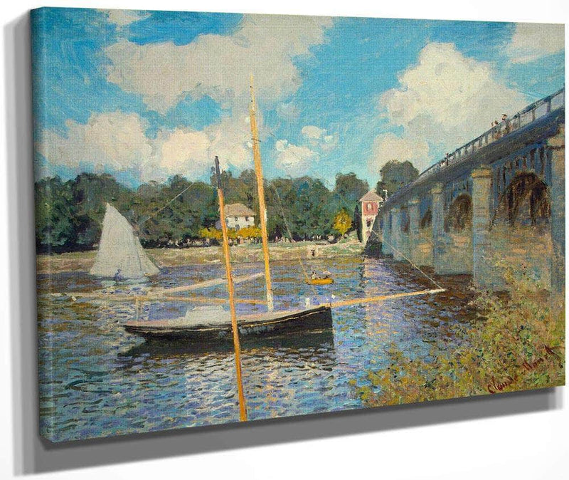 The Bridge At Argenteuil By Monet Claude Fine Art Print
