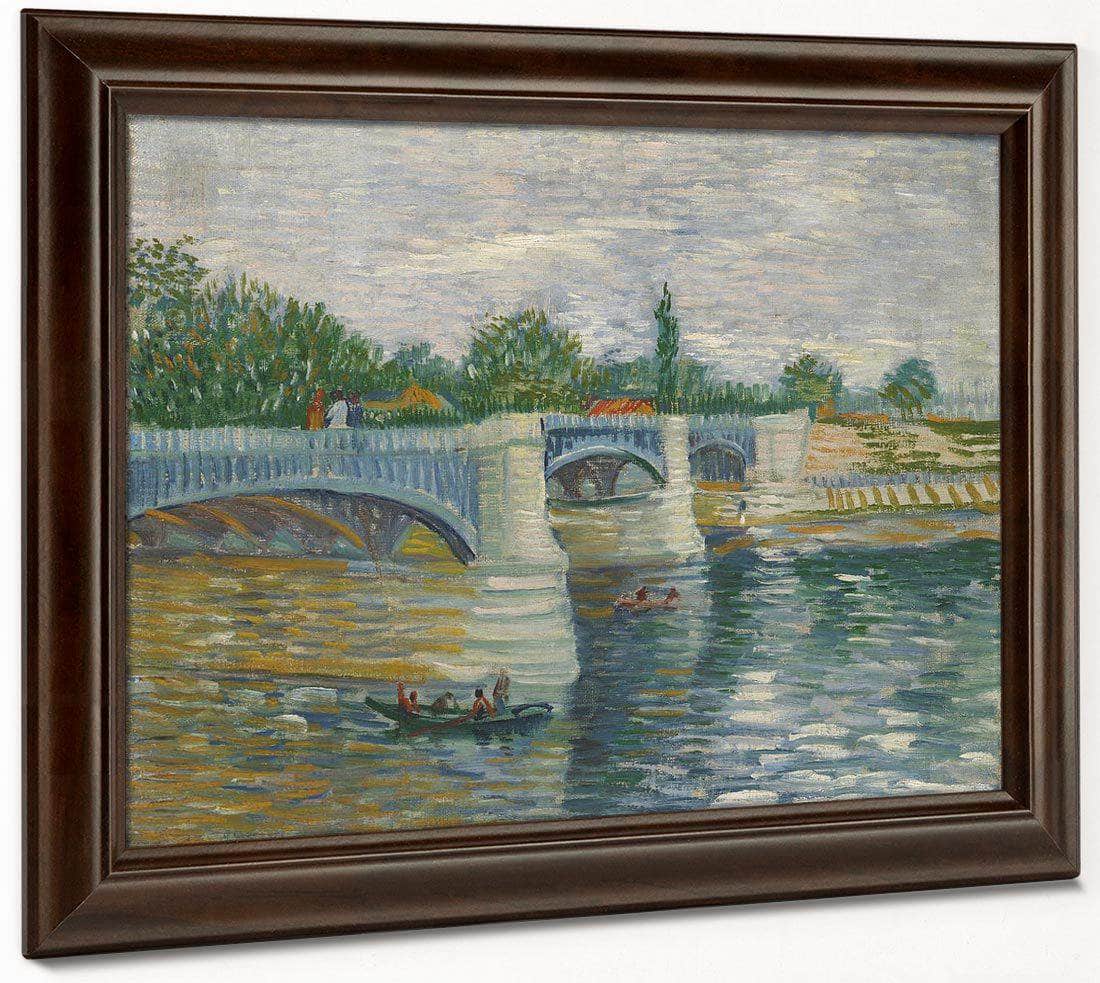 The Bridge Of Courbevoie Paris May Jul 1887 (El Puente De Courbevoie) By Vincent Van Gogh Fine Art Print