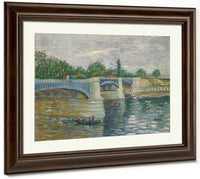 The Bridge Of Courbevoie Paris May Jul 1887 (El Puente De Courbevoie) By Vincent Van Gogh Fine Art Print