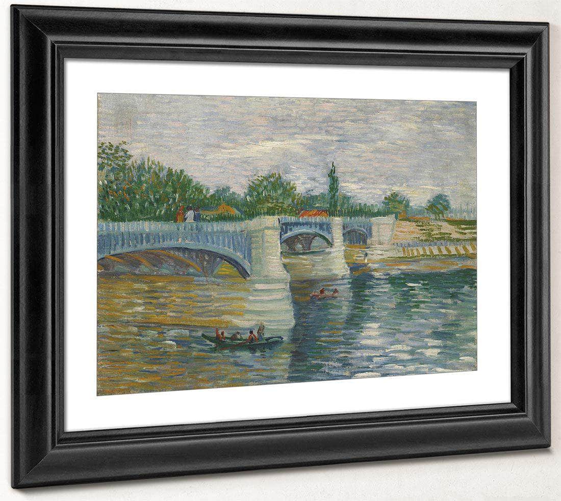 The Bridge Of Courbevoie Paris May Jul 1887 (El Puente De Courbevoie) By Vincent Van Gogh Fine Art Print