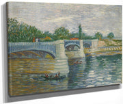 The Bridge Of Courbevoie Paris May Jul 1887 (El Puente De Courbevoie) By Vincent Van Gogh Fine Art Print