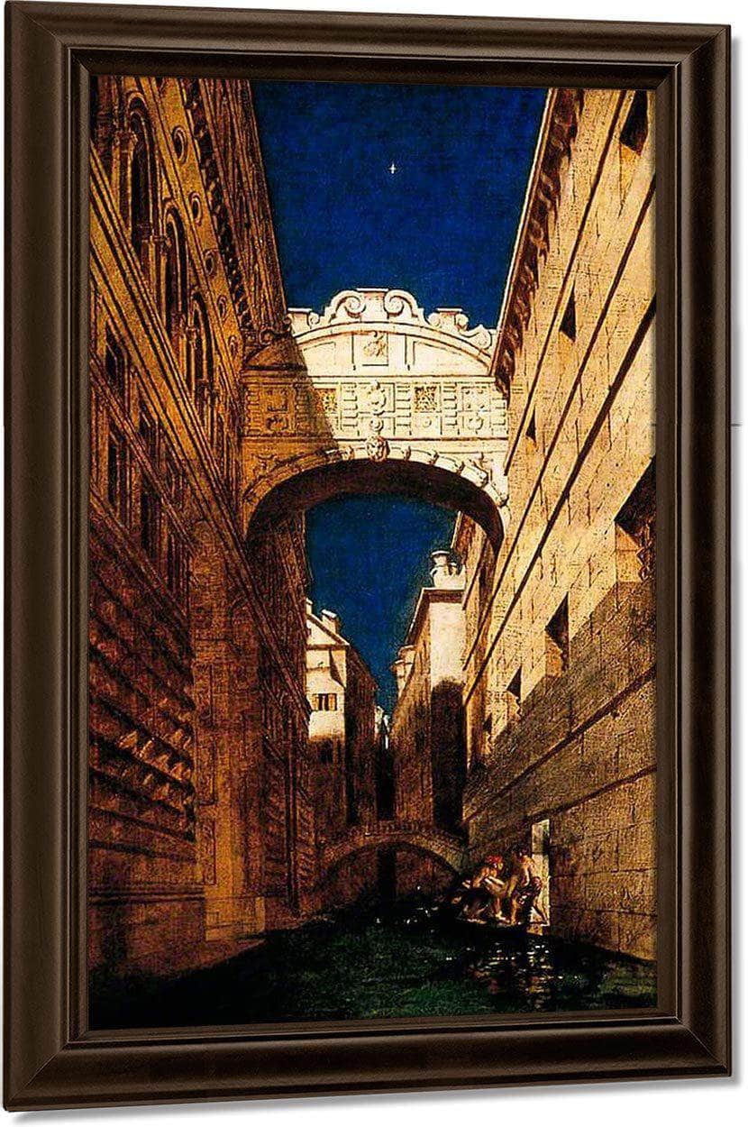 The Bridge Of Sighs By William Etty Fine Art Print