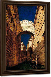 The Bridge Of Sighs By William Etty Fine Art Print