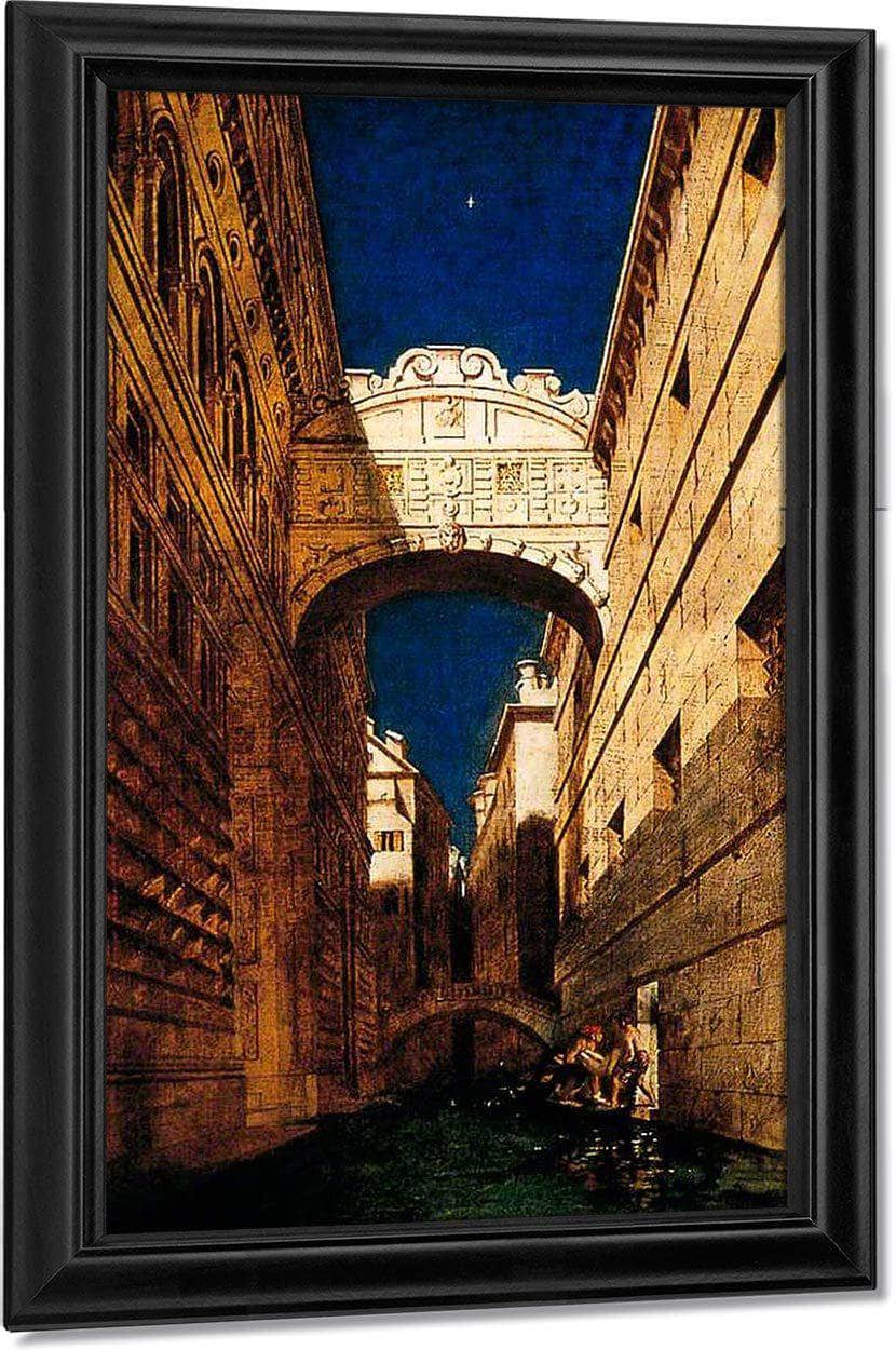 The Bridge Of Sighs By William Etty Fine Art Print