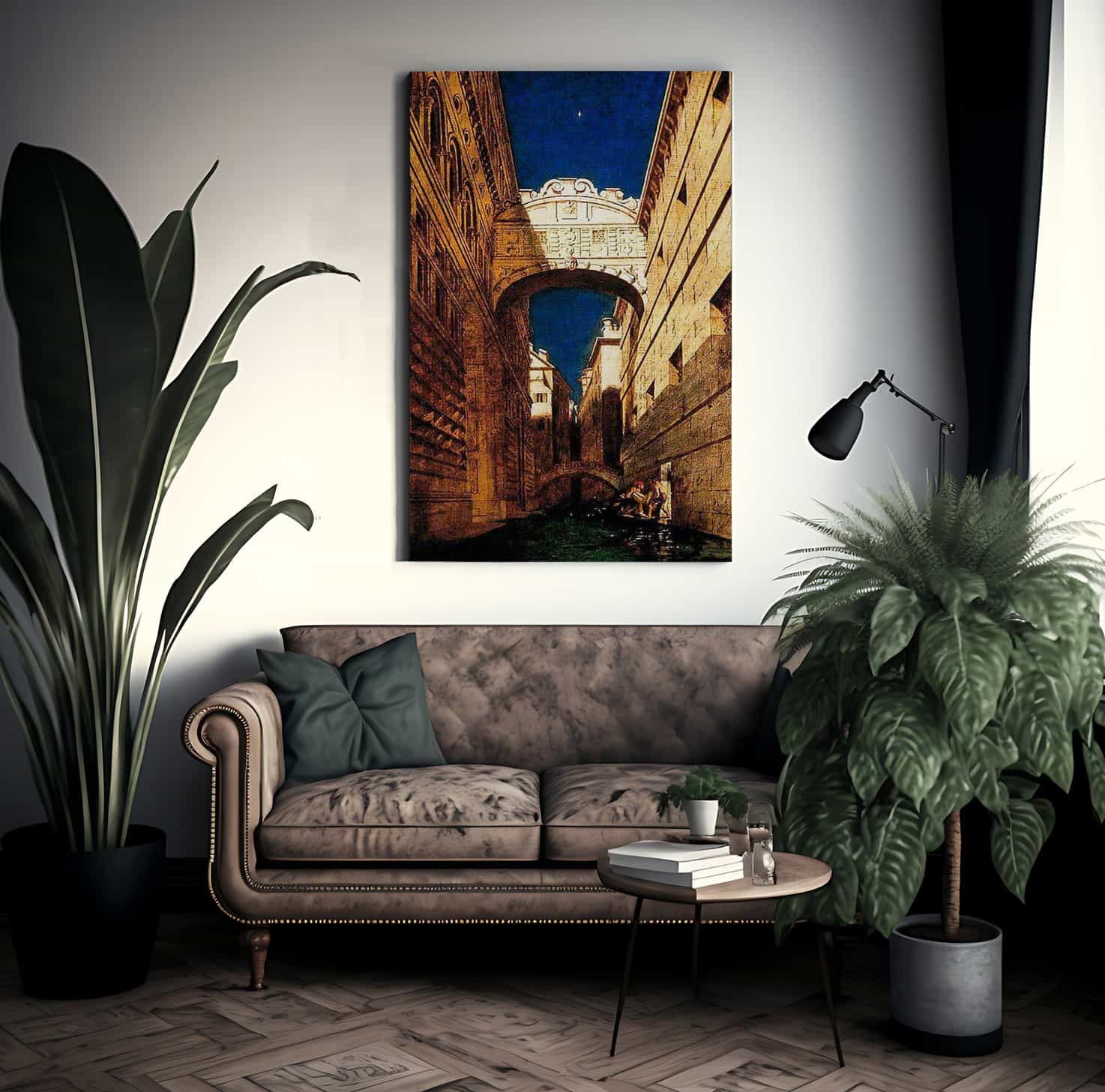 The Bridge Of Sighs By William Etty Fine Art Print