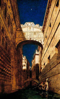 The Bridge Of Sighs By William Etty Fine Art Print