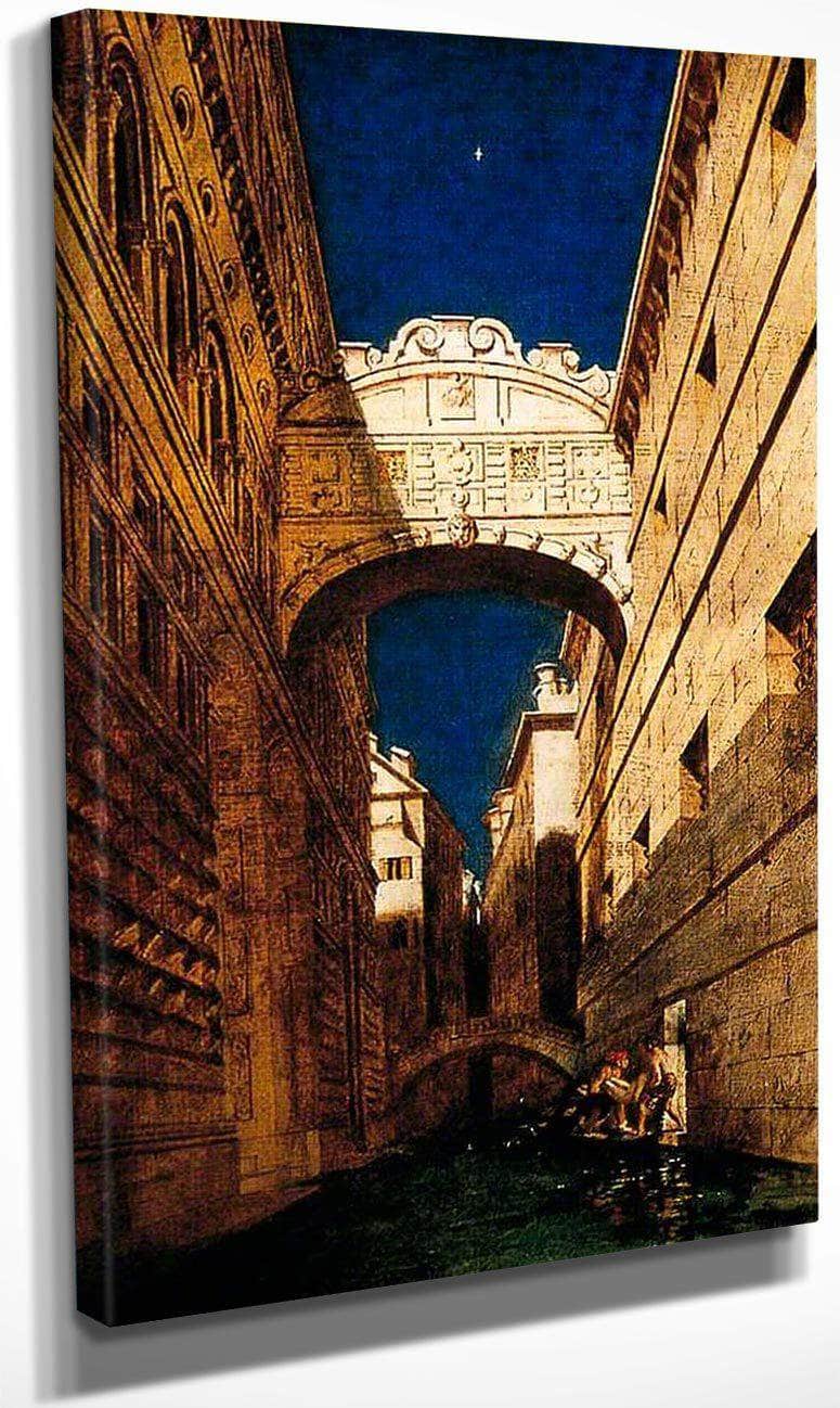 The Bridge Of Sighs By William Etty Fine Art Print