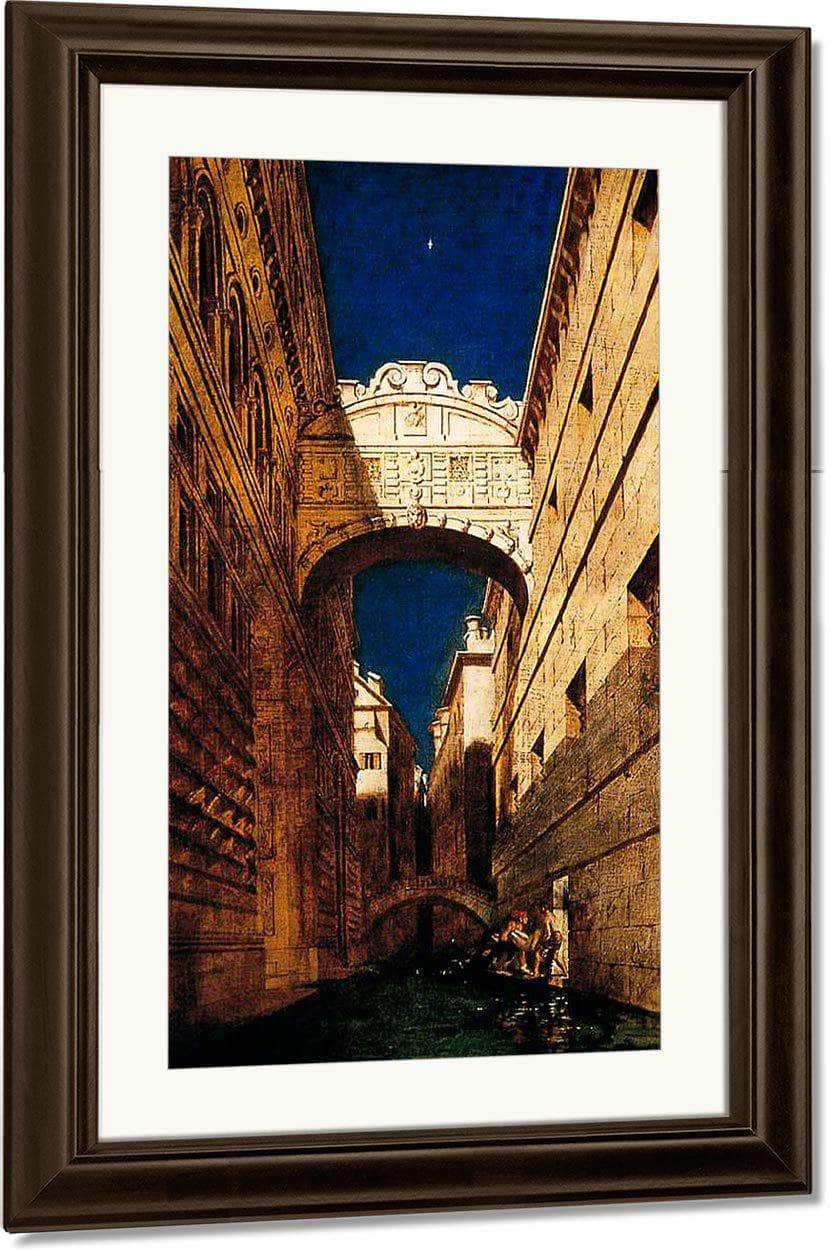 The Bridge Of Sighs By William Etty Fine Art Print