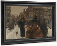 The Bridge Over The Singel At The Paleisstraat Amsterdam By George Hendrik Breitner Fine Art Print