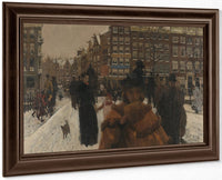 The Bridge Over The Singel At The Paleisstraat Amsterdam By George Hendrik Breitner Fine Art Print