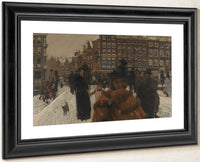 The Bridge Over The Singel At The Paleisstraat Amsterdam By George Hendrik Breitner Fine Art Print