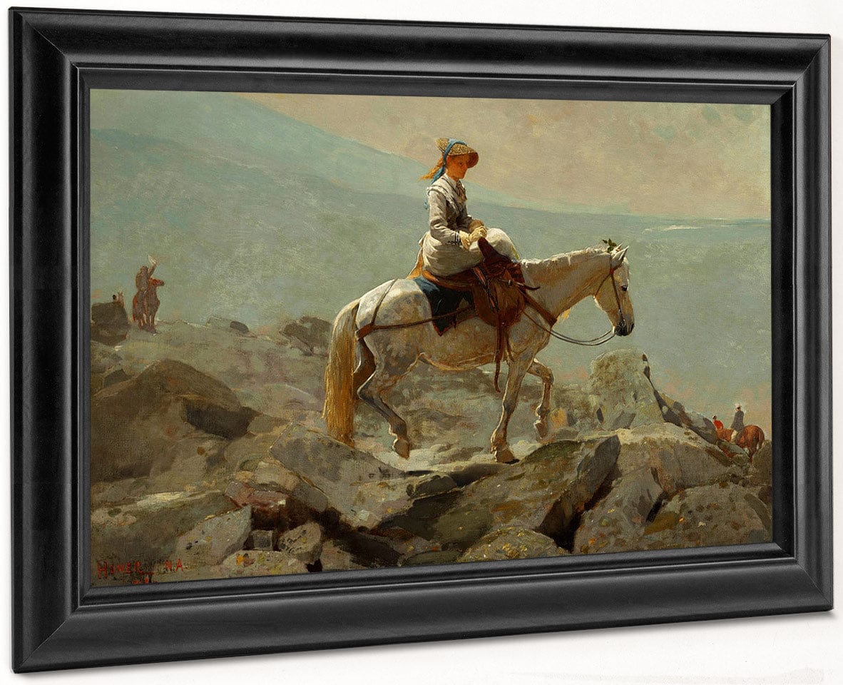 The Bridle Path White Mountains 1868 By Winslow Homer Fine Art Print