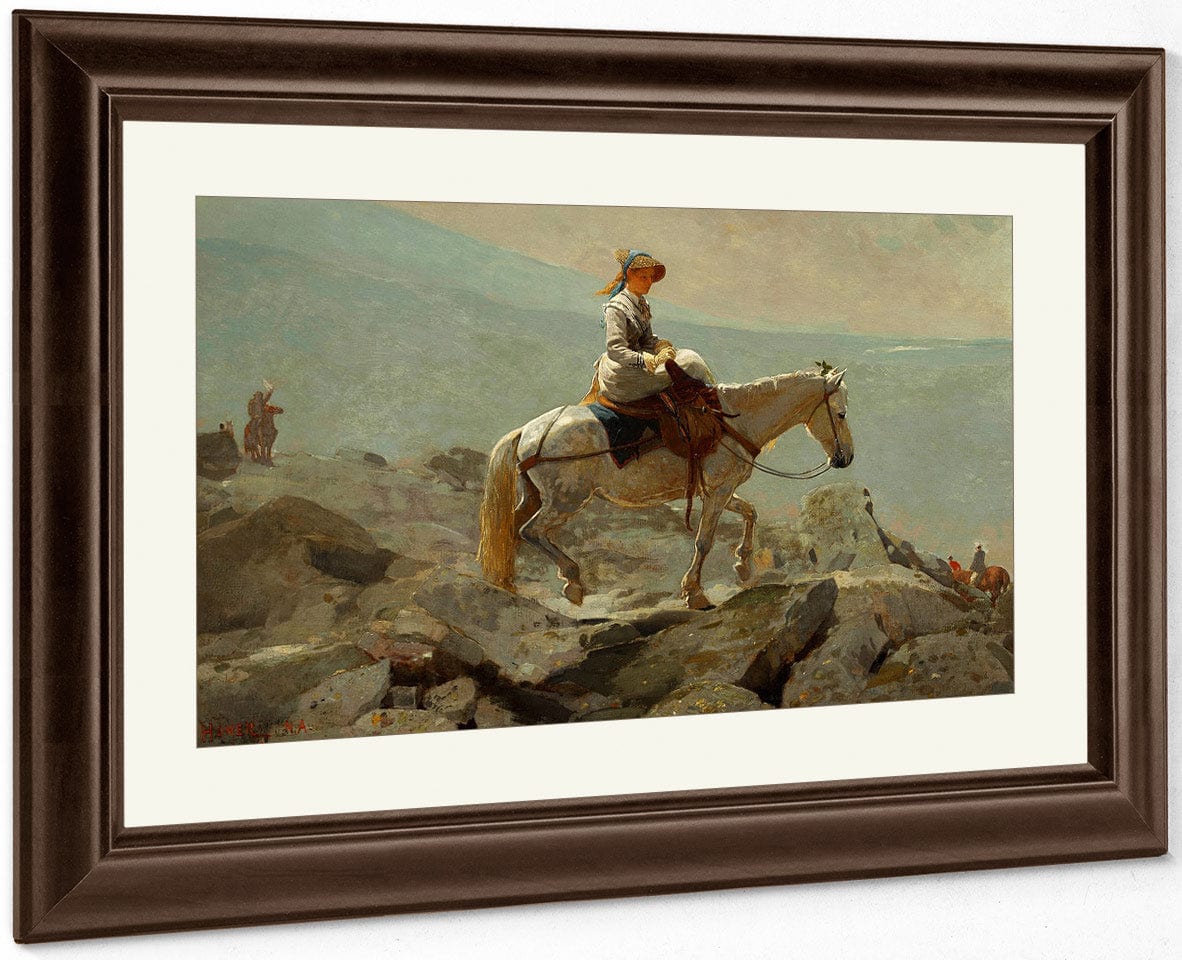 The Bridle Path White Mountains 1868 By Winslow Homer Fine Art Print
