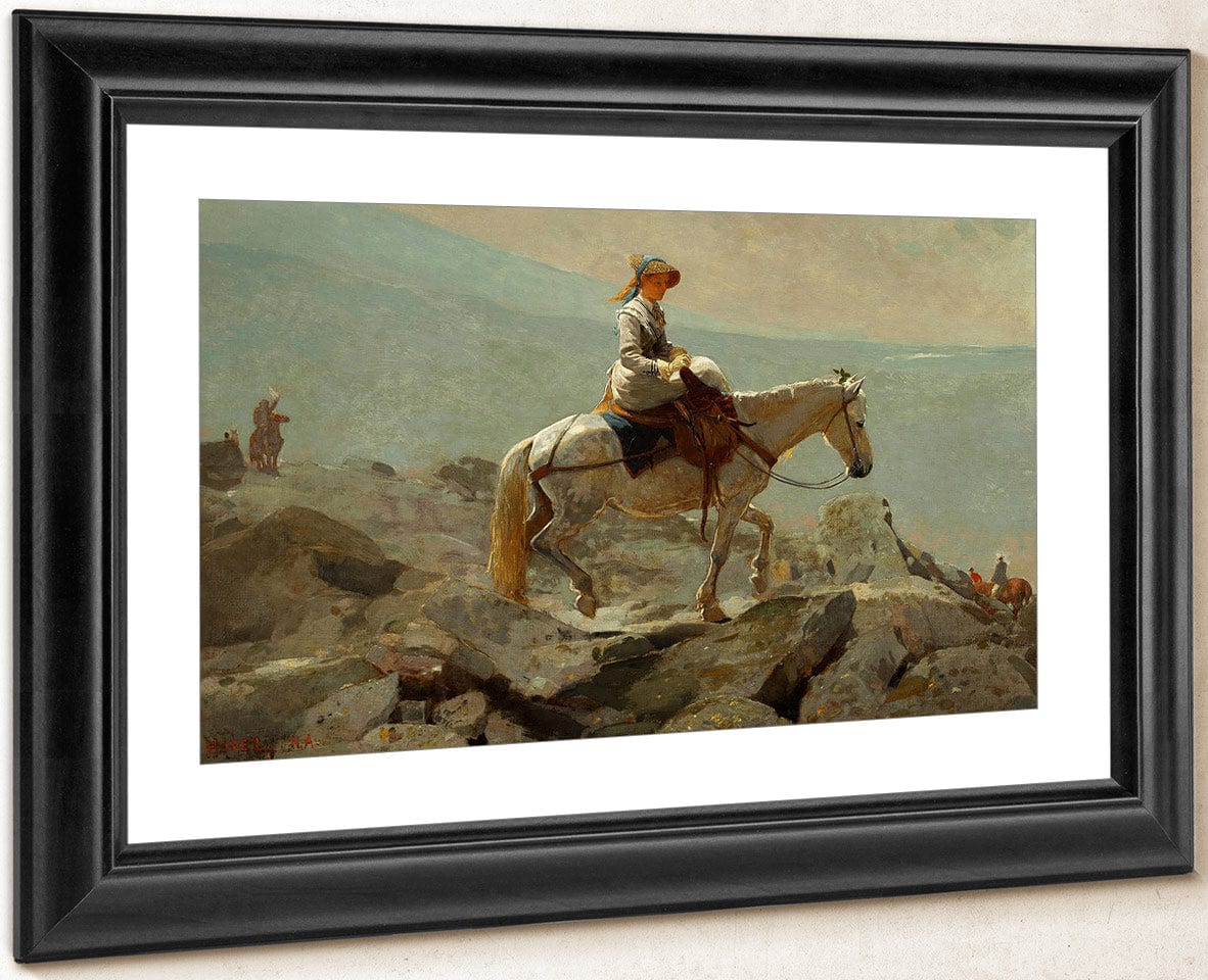 The Bridle Path White Mountains 1868 By Winslow Homer Fine Art Print