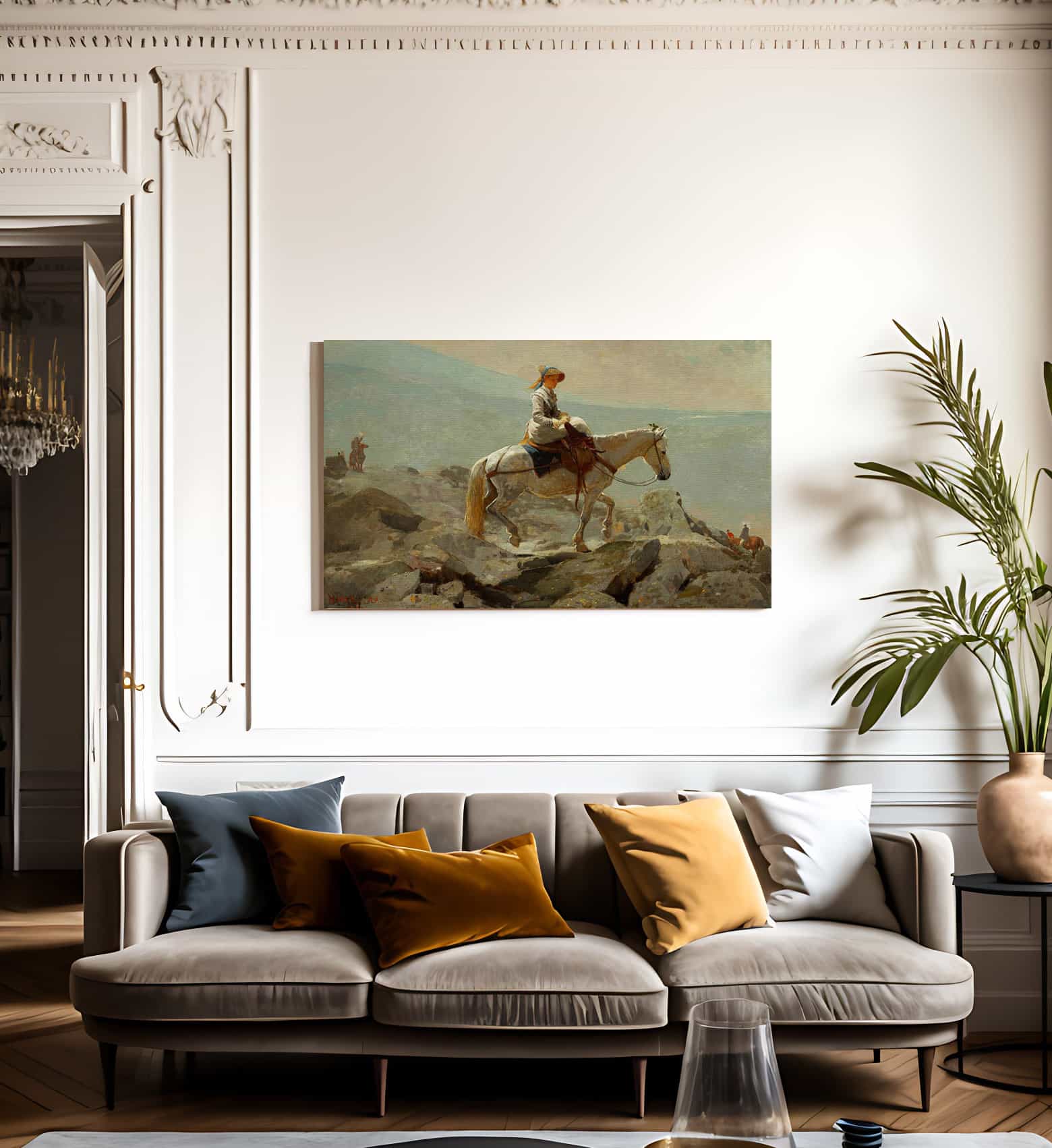 The Bridle Path White Mountains 1868 By Winslow Homer Fine Art Print