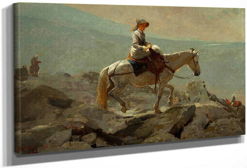 The Bridle Path White Mountains 1868 By Winslow Homer Fine Art Print
