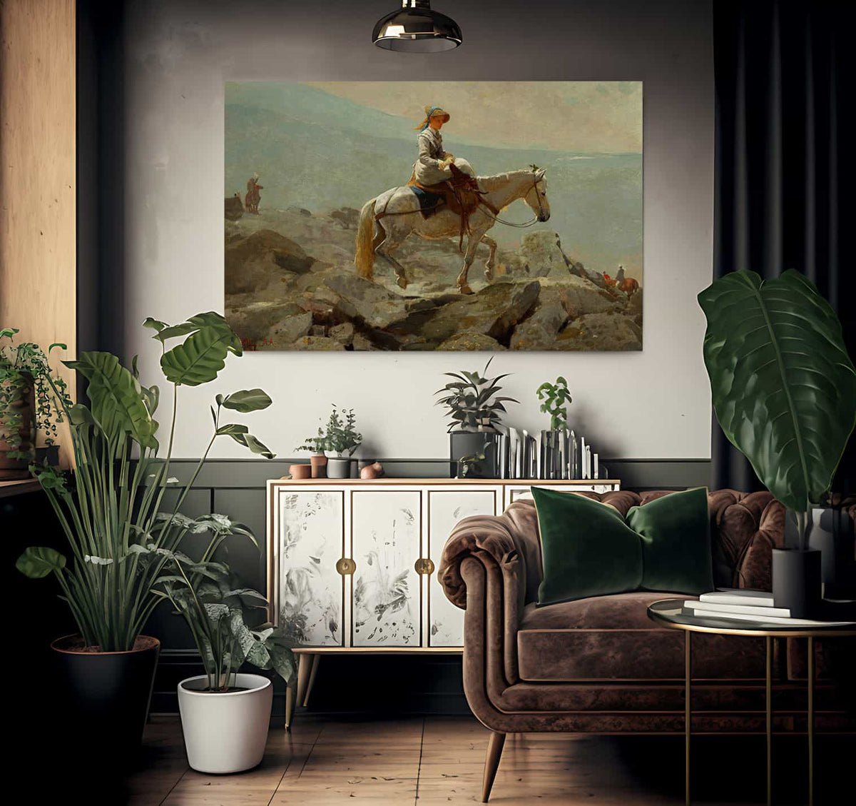 The Bridle Path White Mountains 1868 By Winslow Homer Fine Art Print