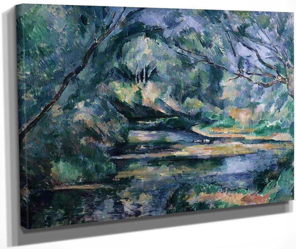 The Brook By Cezanne Paul Fine Art Print