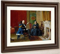 The Brown Family By Eastman Johnson Fine Art Print