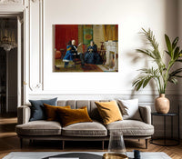 The Brown Family By Eastman Johnson Fine Art Print