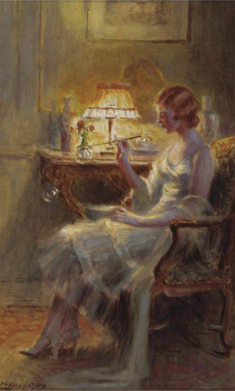 The Bubbles By Enjolras Delphin Fine Art Print