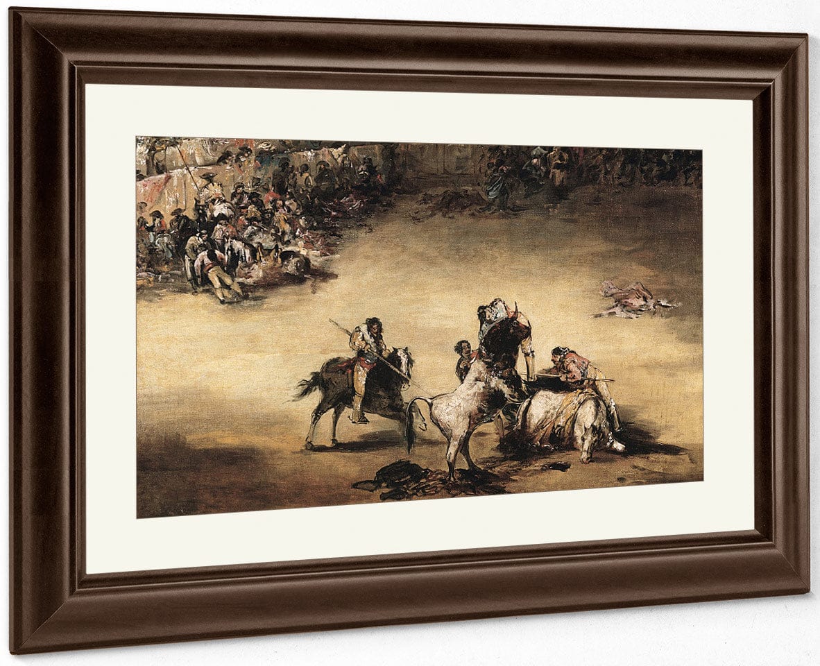 The Bullfight By Francisco De Goya Fine Art Print