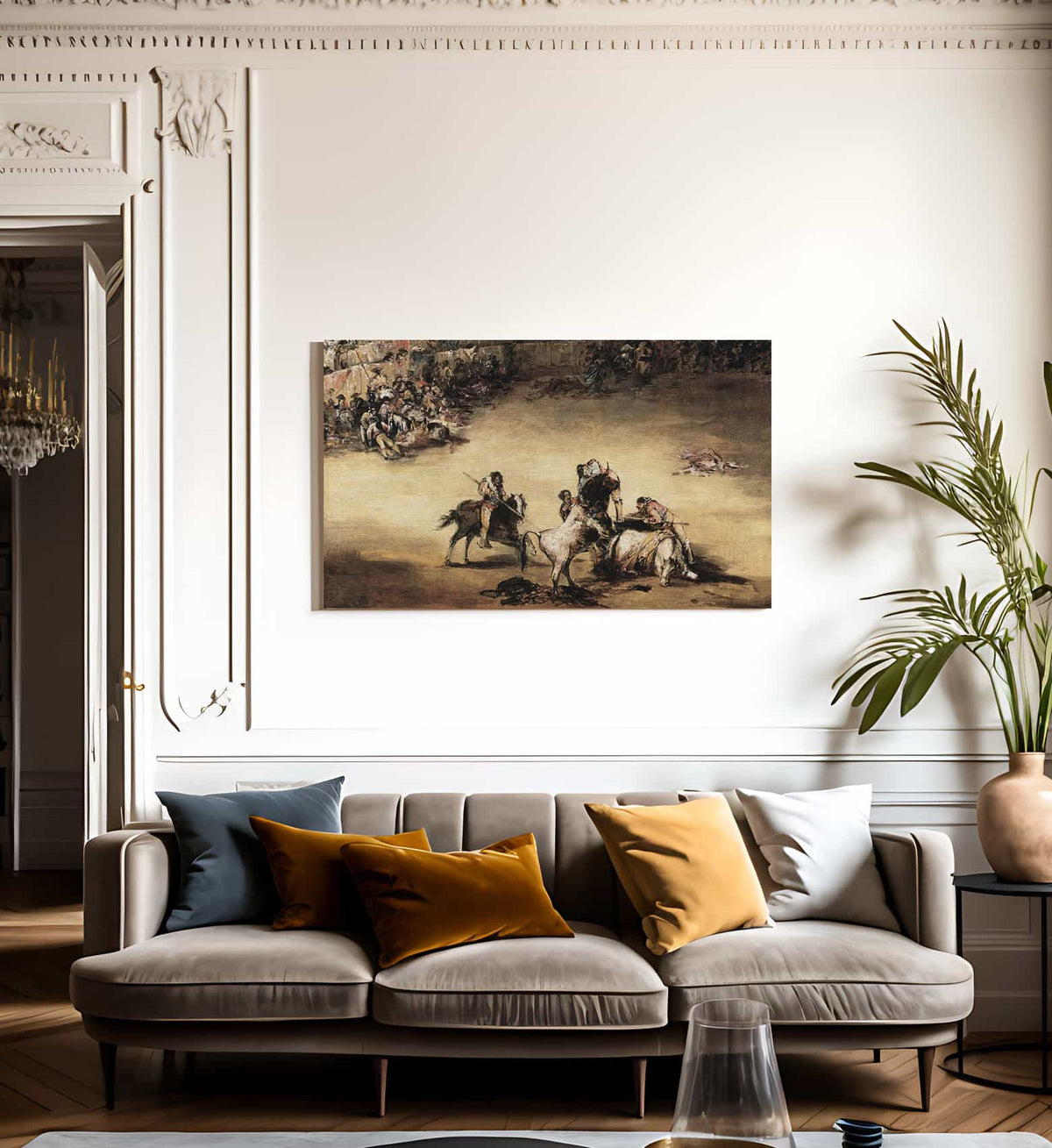 The Bullfight By Francisco De Goya Fine Art Print