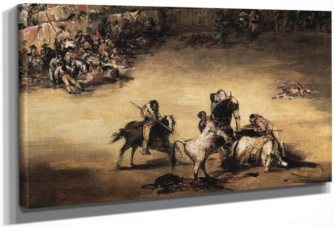 The Bullfight By Francisco De Goya Fine Art Print