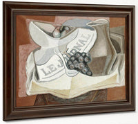 The Bunch Of Grapes By Juan Gris Fine Art Print
