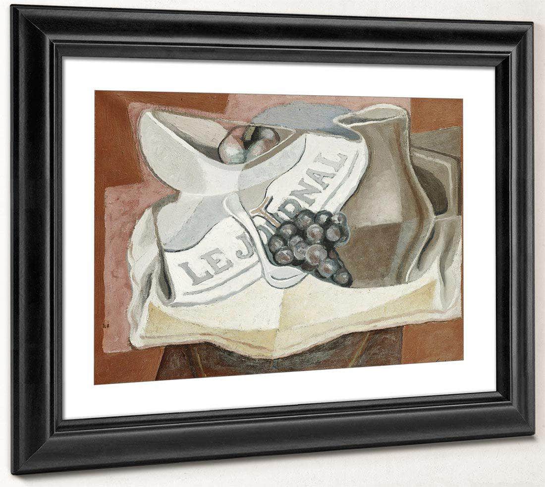 The Bunch Of Grapes By Juan Gris Fine Art Print
