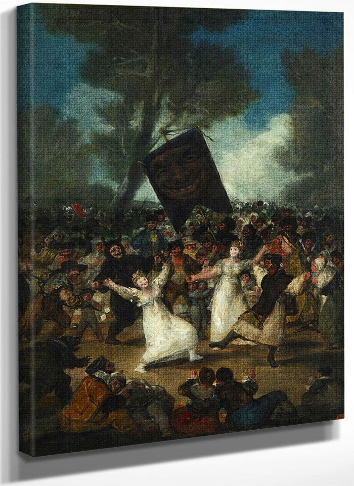 The Burial Of The Sardine By Francisco De Goya Fine Art Print