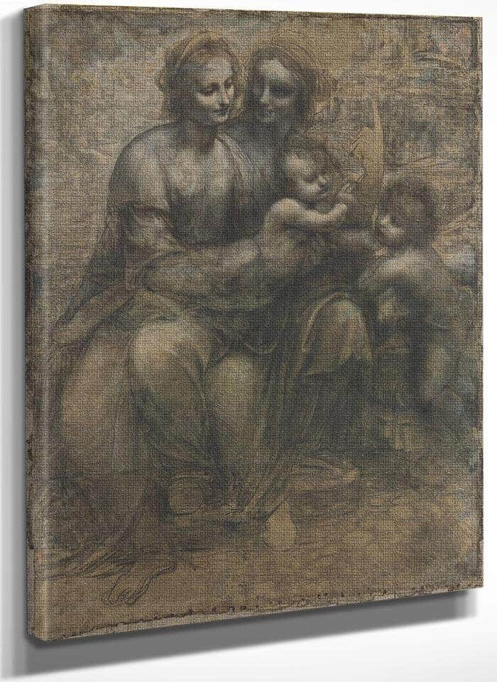 The Burlington House Cartoon By Leonardo Da Vinci Fine Art Print