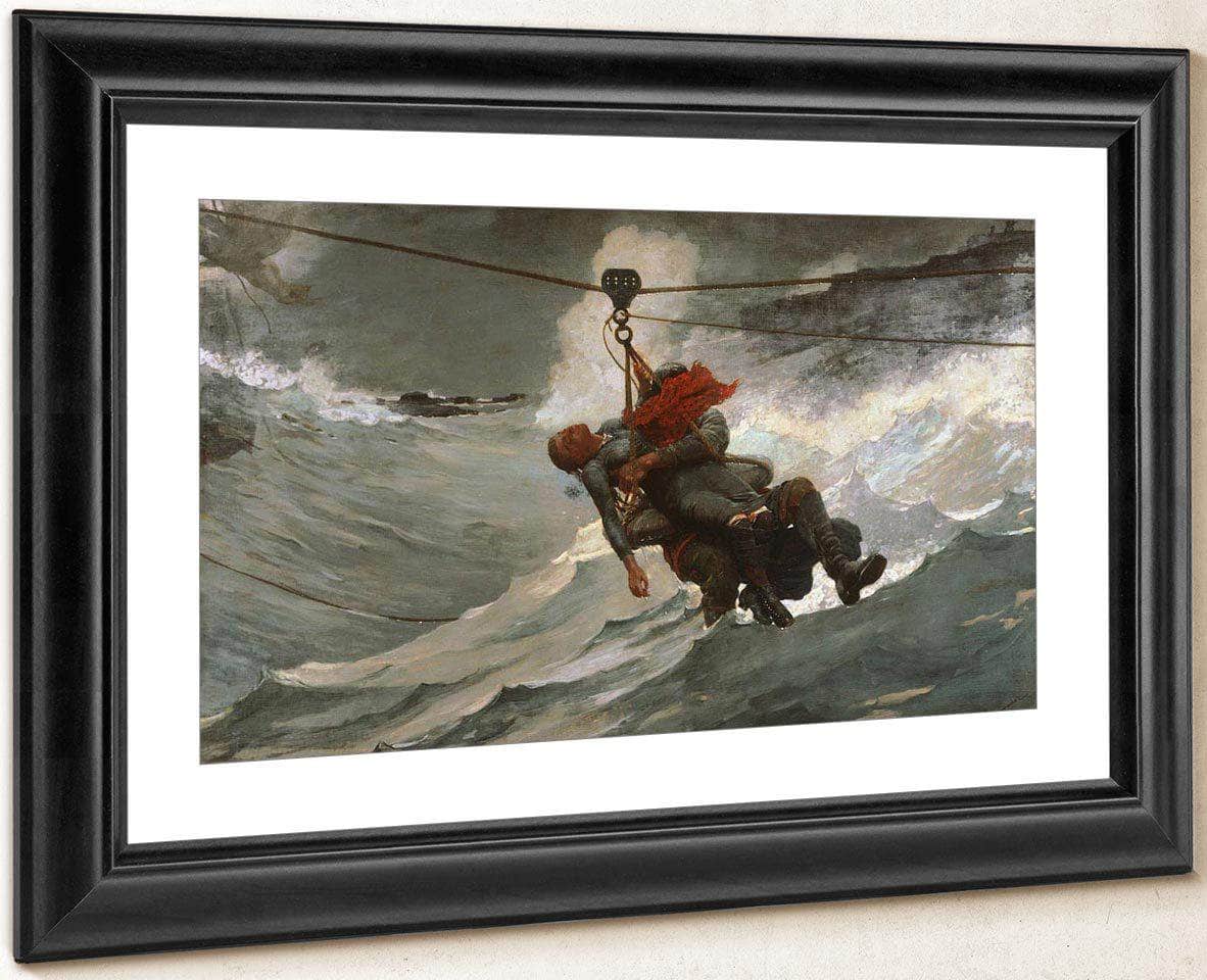 The By Life By Line By Winslow Homer Fine Art Print