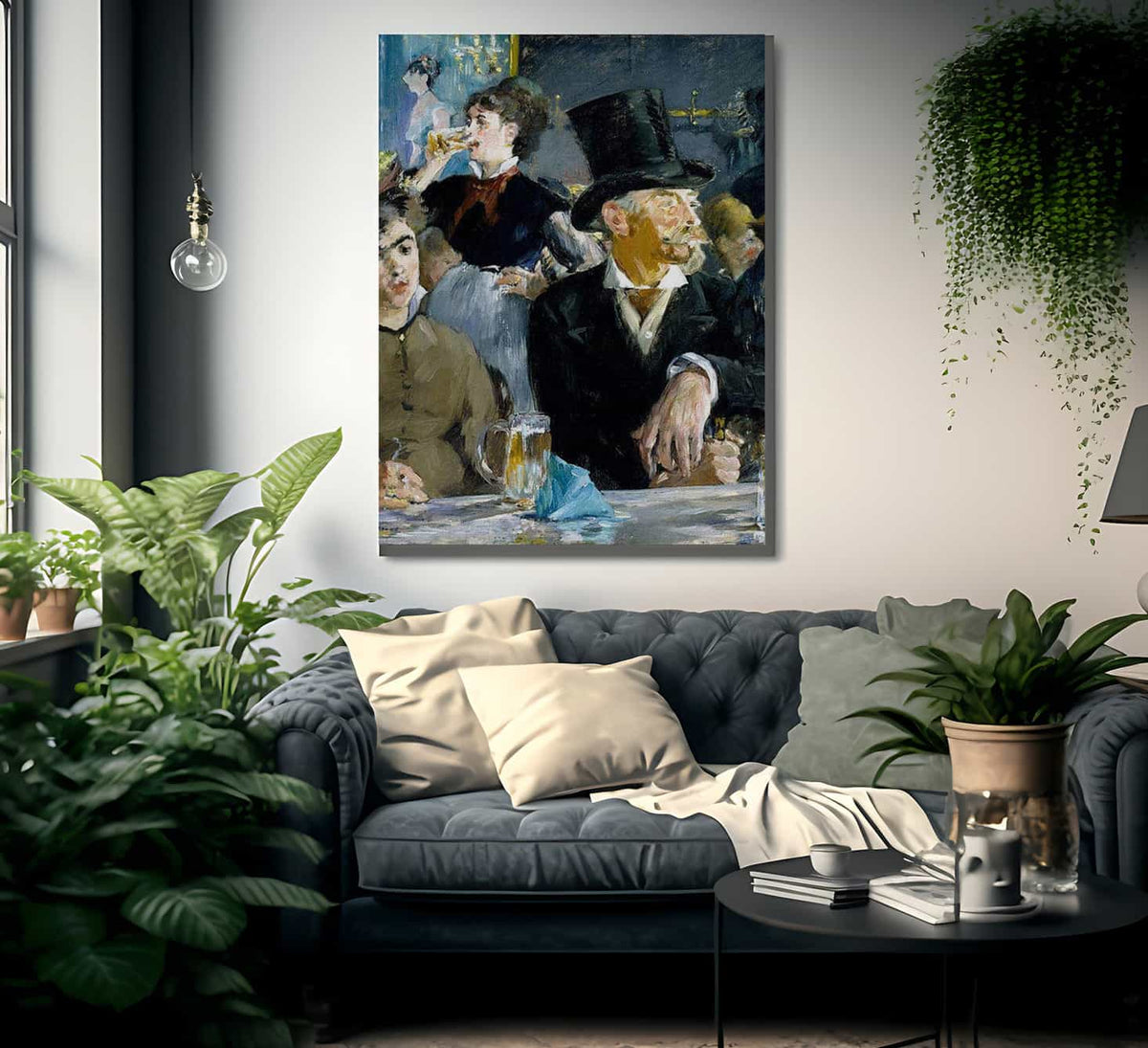 The Cafe Concert 1878 Oil On Canvas 4730X5810Mm The Walters Art Museum By Edouard Manet Fine Art Print